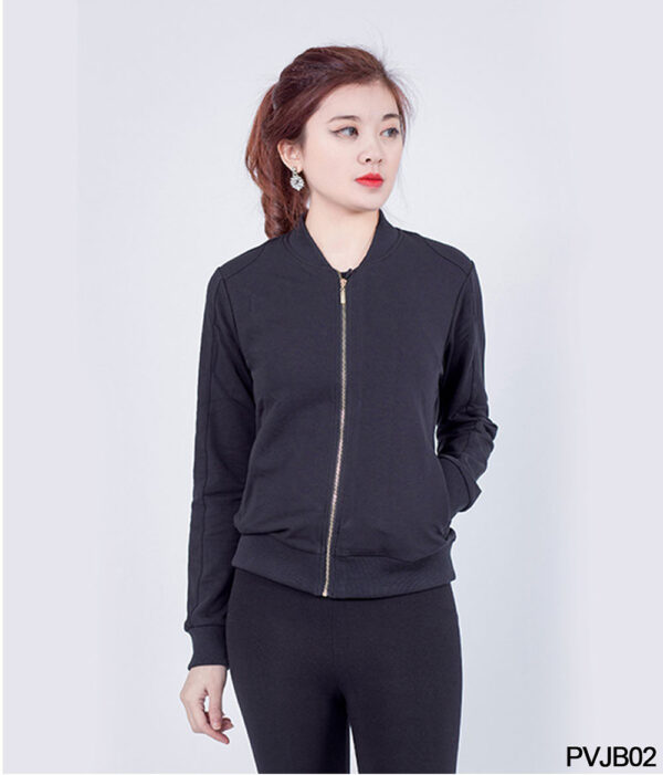 Áo bomber nữ Paltex PVJB02 (áo khoác nỉ mỏng) - Ảnh 3