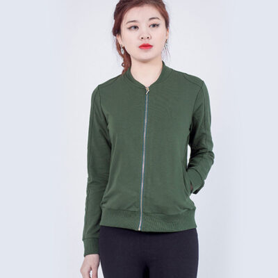 Áo bomber nữ Paltex PVJB02 (áo khoác nỉ mỏng)