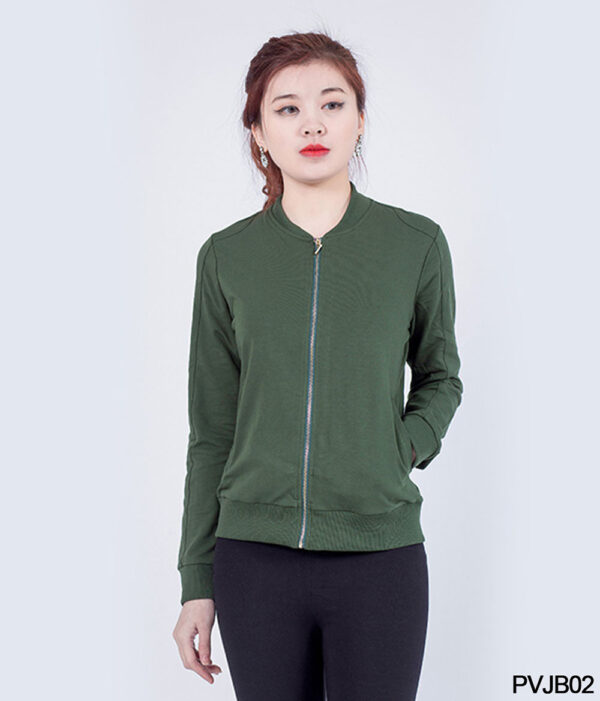 Áo bomber nữ Paltex PVJB02 (áo khoác nỉ mỏng)