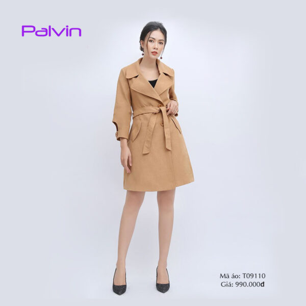 Áo dạ nữ chất đẹp Paltex T09110 (dạ nhung mịn)