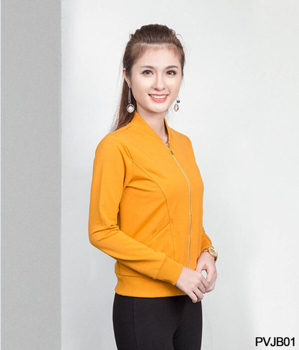 Áo khoác bomber nữ Paltex PVJB01 (áo khoác nỉ đẹp)