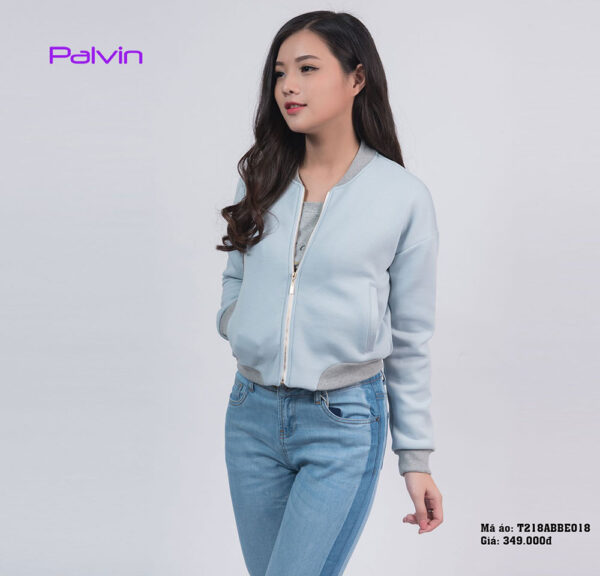 Áo khoác bomber nữ thời trang Paltex T218ABBE018 - Ảnh 4