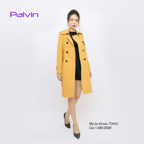 Áo khoác dài cotton nữ thời trang Paltex T0992