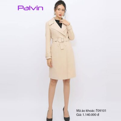 Áo khoác kaki nữ dáng dài Paltex T09101