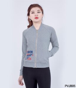 Áo khoác nỉ nữ kiểu dáng bomber Paltex PVJB05