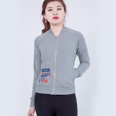 Áo khoác nỉ nữ kiểu dáng bomber Paltex PVJB05