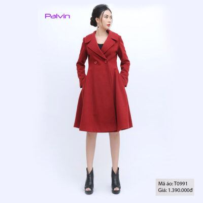 Áo khoác nữ dài sang trọng Paltex T0991