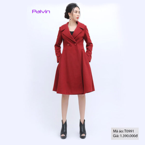Áo khoác nữ dài sang trọng Paltex T0991