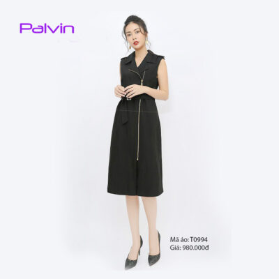 Áo khoác nữ không tay dáng dài Paltex T0994