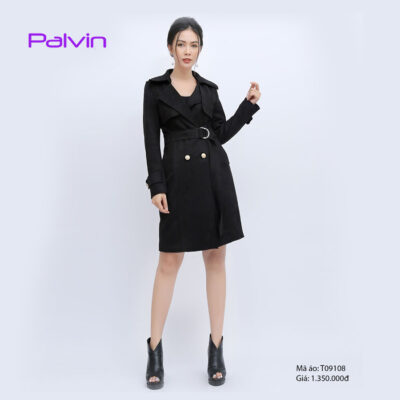 Áo khoác nữ kiểu đẹp vải da lộn Paltex T09108
