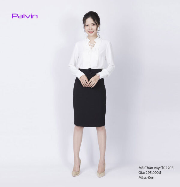 Chân váy bút chì công sở Paltex T02203 - Ảnh 2
