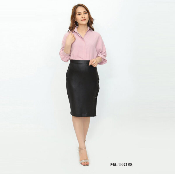 Chân váy da Paltex T02185 - Ảnh 2