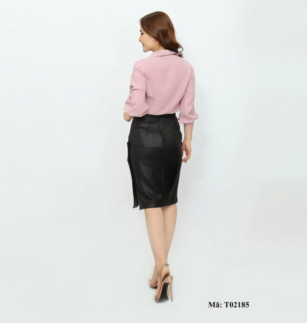 Chân váy da Paltex T02185 - Ảnh 4