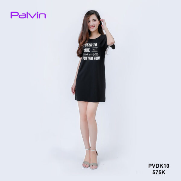 Đầm thun cao cấp suông nhẹ Paltex PVDK10 - Ảnh 3