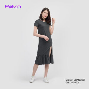 Đầm thun đuôi cá dáng dài Paltex LOANDK04