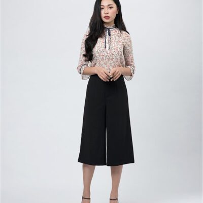 Quần âu nữ ống rộng ngắn Paltex PTQD09
