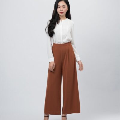 Quần ống rộng nữ dài thương hiệu Paltex PTQD08