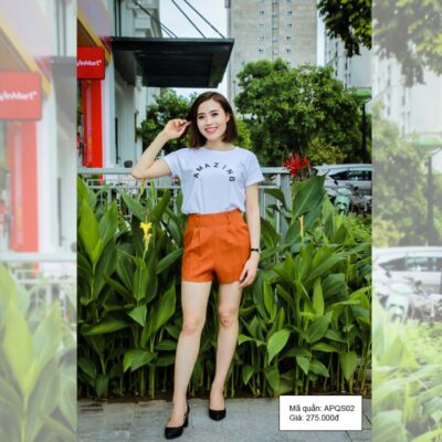 Quần sooc nữ dáng rộng Paltex APQS02