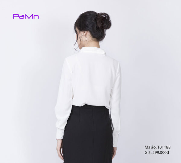 Sơ mi công sở chất đẹp Paltex T01188 (cổ điệu) - Ảnh 5