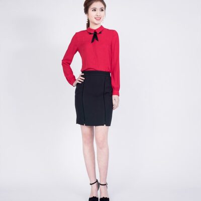 Sơ mi nữ công sở tay dài Paltex PTAS09