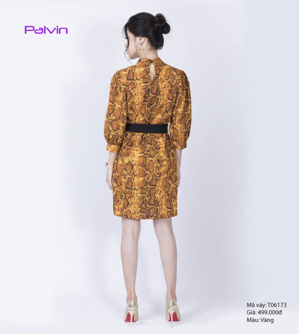 Váy công sở da báo Paltex T06173 - Ảnh 5