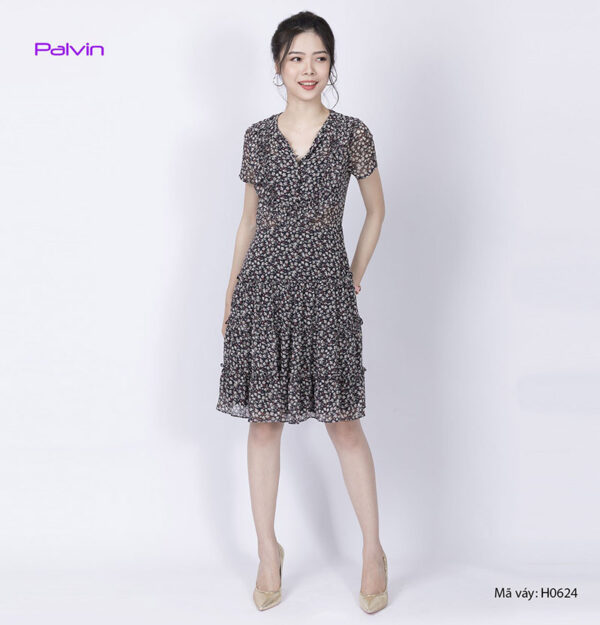Váy hoa cao cấp  4 tầng Paltex H0624 - Ảnh 2