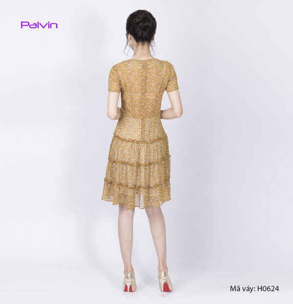 Váy hoa cao cấp  4 tầng Paltex H0624 - Ảnh 5