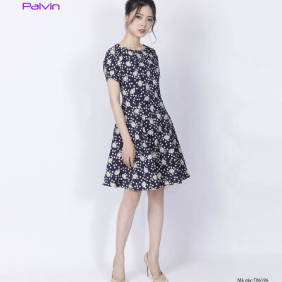 Váy hoa thời trang Paltex T06196 (váy hoa xòe)