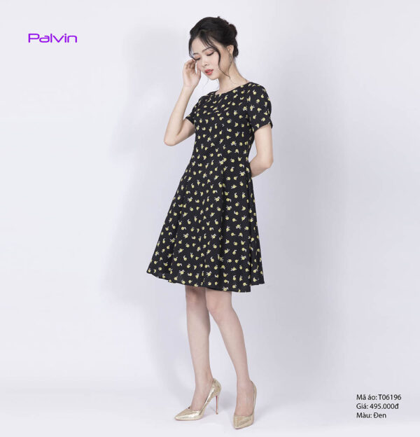 Váy hoa thời trang Paltex T06196 (váy hoa xòe) - Ảnh 3