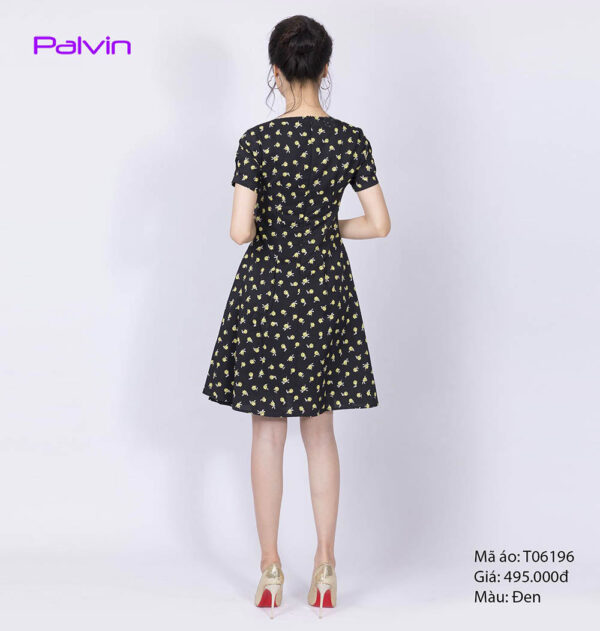 Váy hoa thời trang Paltex T06196 (váy hoa xòe) - Ảnh 4
