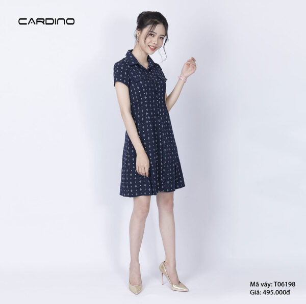 Váy họa tiết caro dáng xòe Paltex T06198 - Ảnh 2