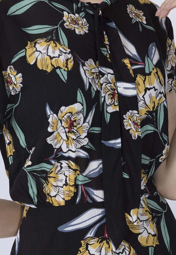 Váy hoa xinh Paltex T06186 (váy xòe tay ngắn) - Ảnh 7