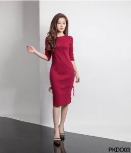Váy len ôm dài tay lửng Paltex PKDO03