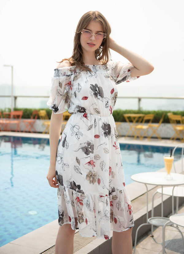 Váy maxi cao cấp Paltex H0627 - Ảnh 4