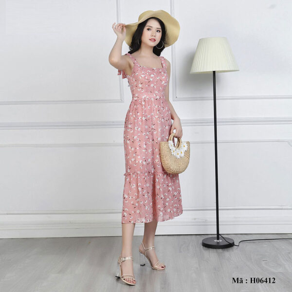 Váy maxi hai dây Paltex Việt Nam H06412 - Ảnh 4