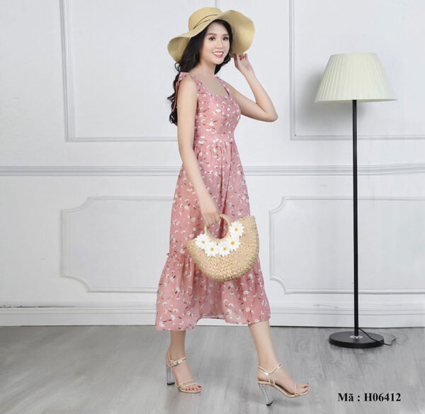 Váy maxi hai dây Paltex Việt Nam H06412 - Ảnh 3