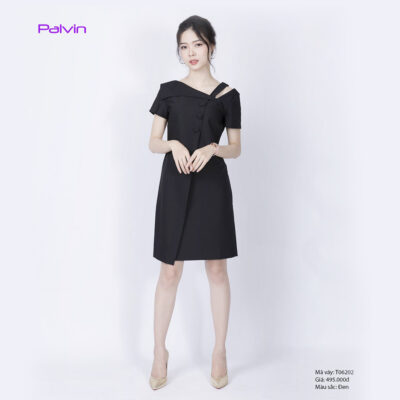 Váy nữ cách điệu vai trẻ trung Paltex T06202