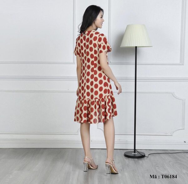 Váy suông đuôi cá tay hến Paltex T06184 - Ảnh 3