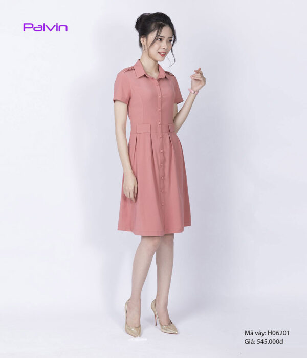 Váy thời trang có cổ Paltex H06201 - Ảnh 3