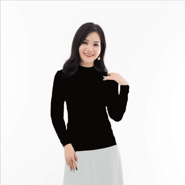 Áo giữ nhiệt cổ 3 phân nữ - H221AGN02 - Ảnh 3