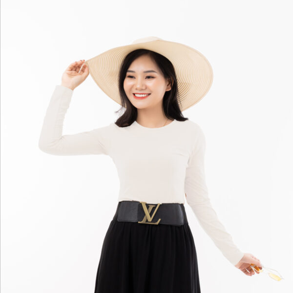 Áo giữ nhiệt cổ tròn nữ H2AGN01 - Ảnh 2