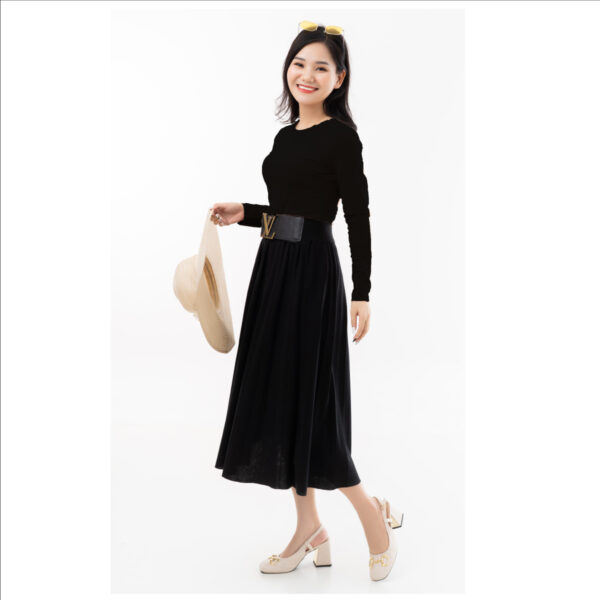 Áo giữ nhiệt cổ tròn nữ H2AGN01 - Ảnh 3