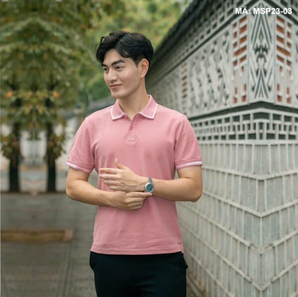 MSP23-03 Áo polo nam cao cấp - Ảnh 2
