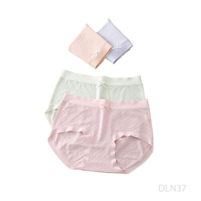 Combo 10 chiếc quần lót nữ cotton trần đính nơ siêu xinh DLN37