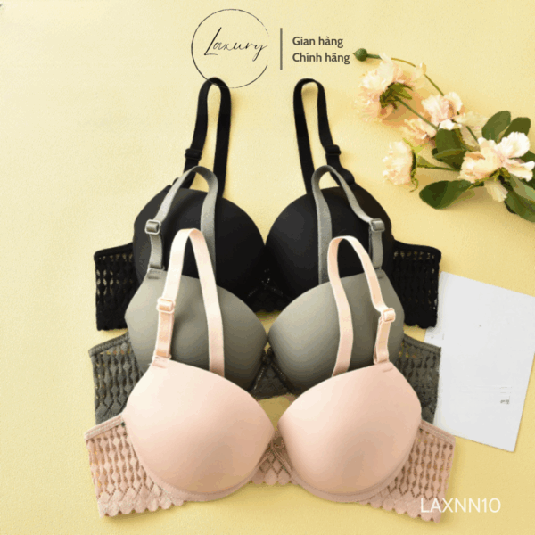 Áo Lót Có Gọng Mút Dày 5cm Laxury Đẩy Ngực, Nâng Ngực LXANN10 - Ảnh 5