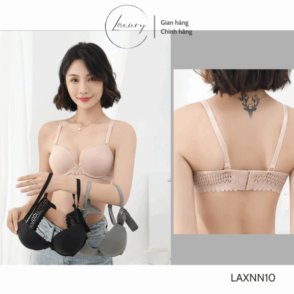 Áo Lót Có Gọng Mút Dày 5cm Laxury Đẩy Ngực, Nâng Ngực LXANN10 - Ảnh 13