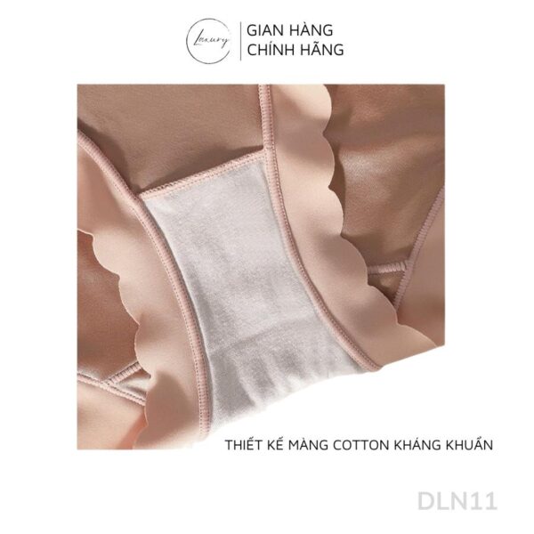 Quần lót nữ cao cấp su lụa cạp cao ren hông DLN11 - Ảnh 4