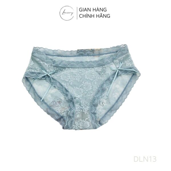 Quần Lót Ren Laxury sexy cao cấp đính nơ 2 bên mềm mịn gợi cảm  Mã DLN13 - Ảnh 3