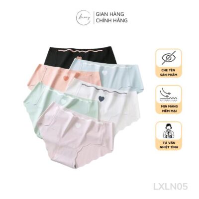 Quần Lót Chất Su In Hình Dễ Thương Mát Tàng Hình Thấm Hút Tốt, Quần Chip Nữ Nhiều Màu LXLN05