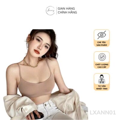 Áo Lót Nữ Su Đúc  Laxury Không Gọng Đệm Vừa Nâng Ngực Không Lộ Viền LXANN01